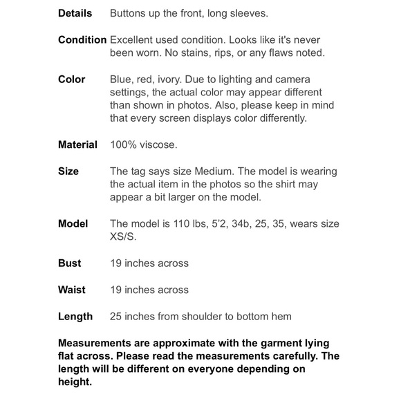 Levi's Blue Red Flannel Button Up Shirt Top M - Picture 8 of 8